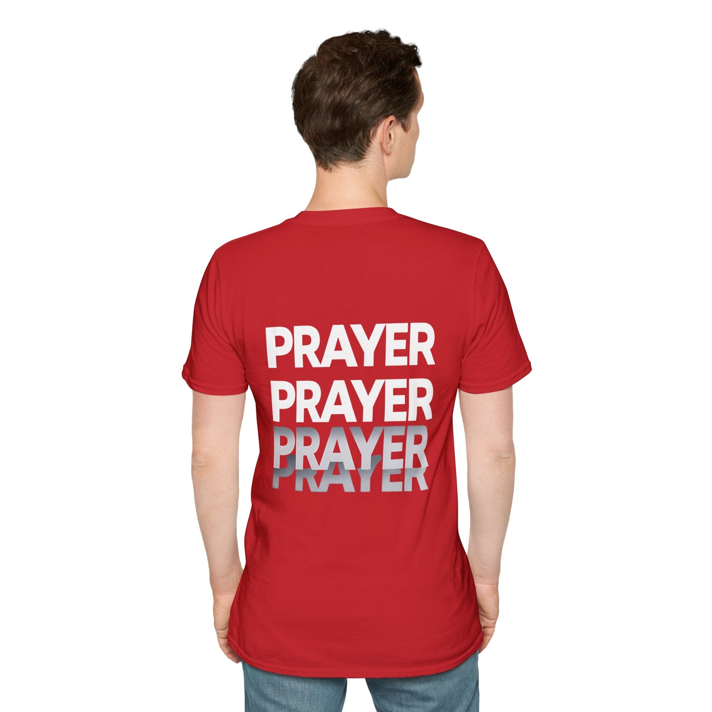 Prayer Repeat T-Shirt | Bold Spiritual Graphic Tee Gift