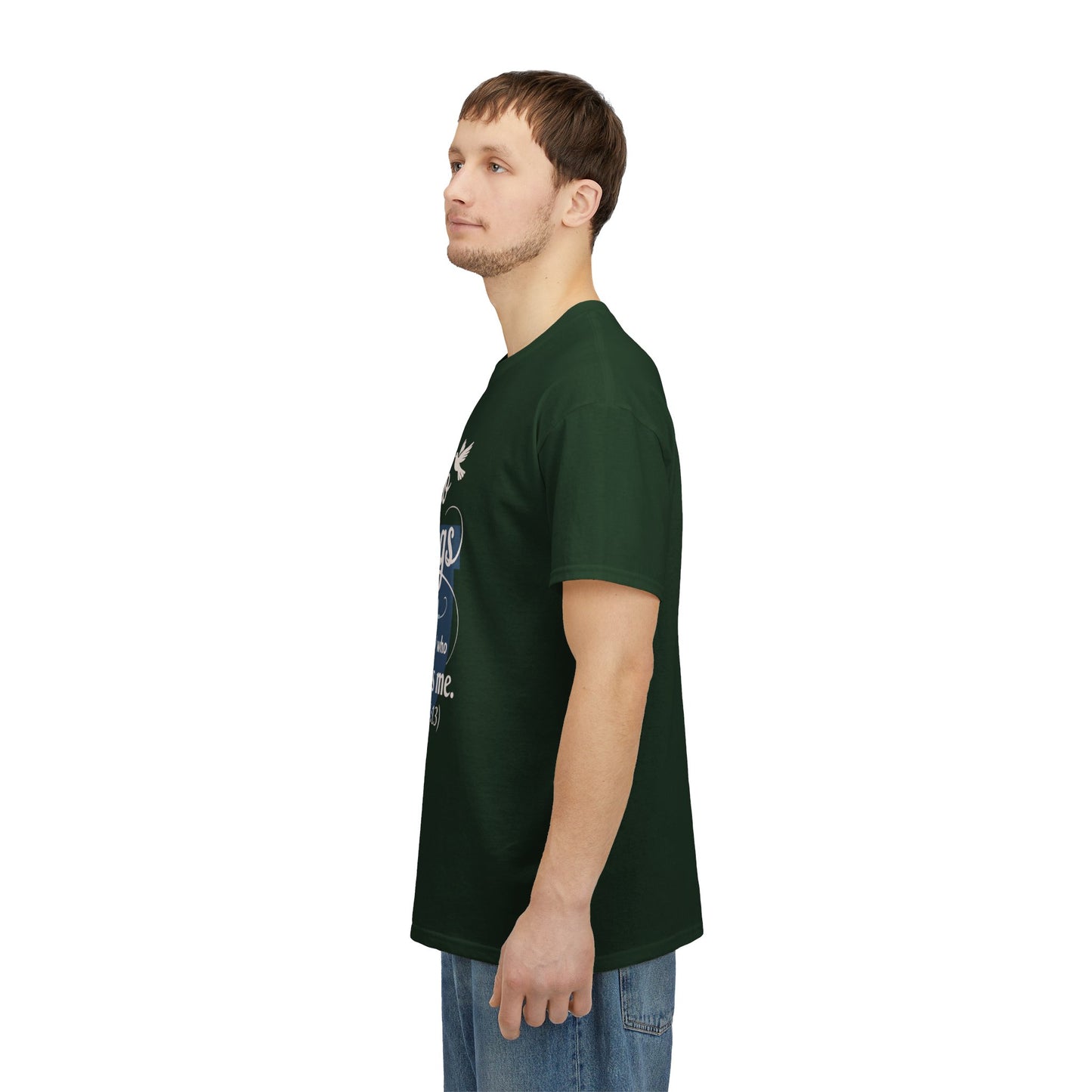 Philippians 4:13 Cotton Tee — "I Can Do All Things" Christian Prayer T-Shirt
