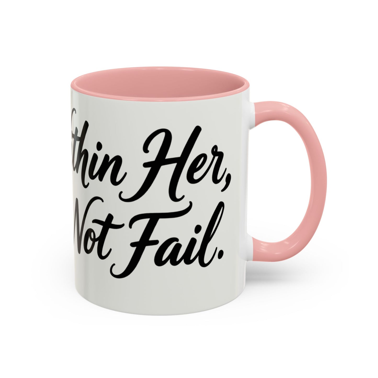 Inspirational Script Coffee Mug — "Strength Lives in Small, Steady Moments" (11/15 oz)
