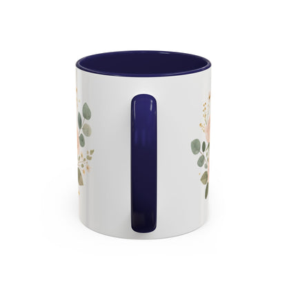 Christian Coffee Mug - "God Says You Are" Floral Inspirational Mug (11/15oz)