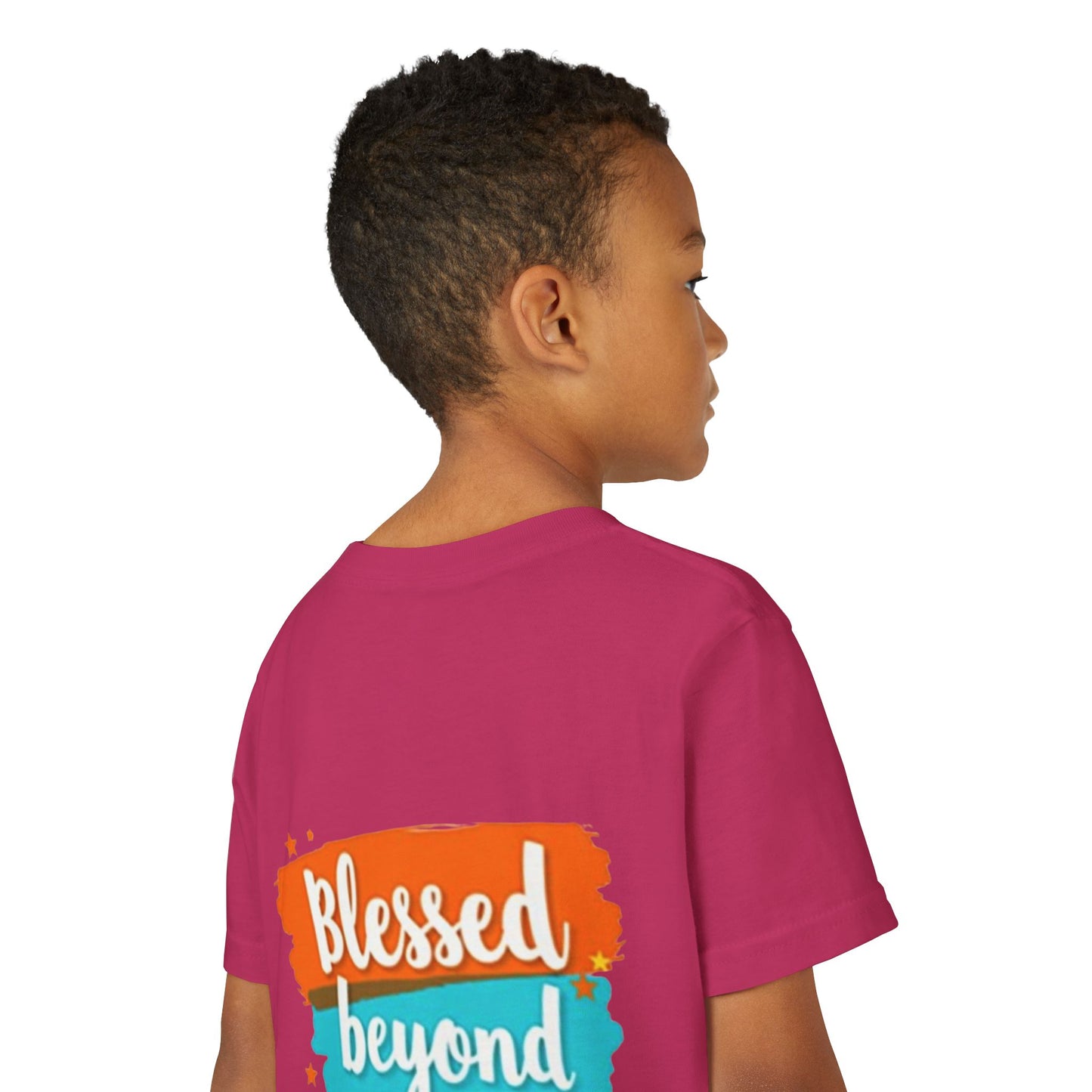 Blessed Beyond Measure Youth Tee | Inspirational Kids Shirt, Faith Design