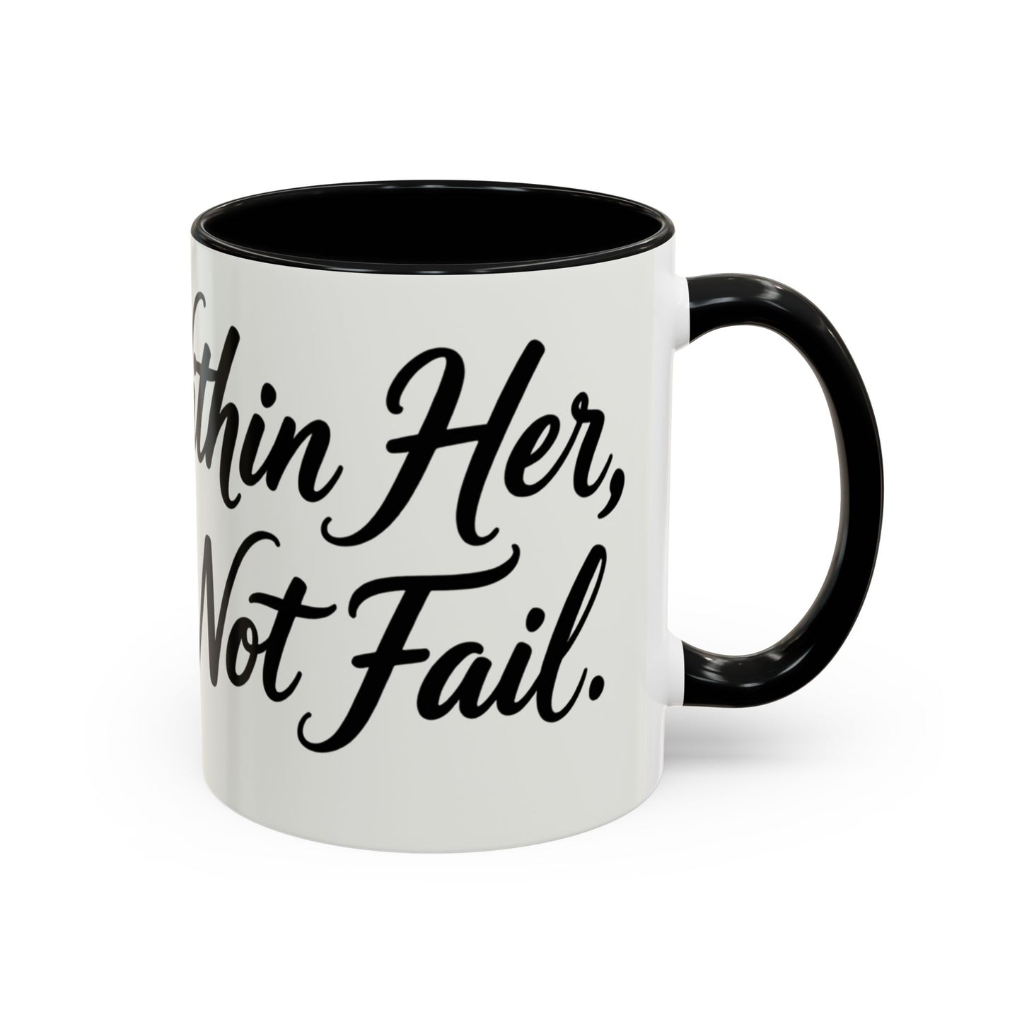 Inspirational Script Coffee Mug — "Strength Lives in Small, Steady Moments" (11/15 oz)
