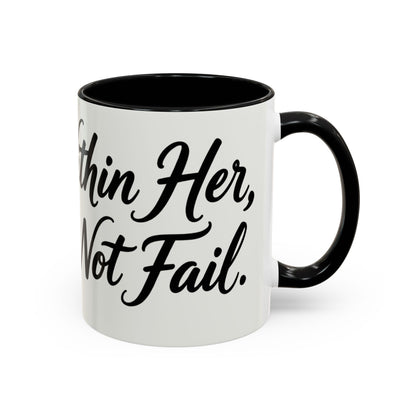 Inspirational Script Coffee Mug — "Strength Lives in Small, Steady Moments" (11/15 oz)