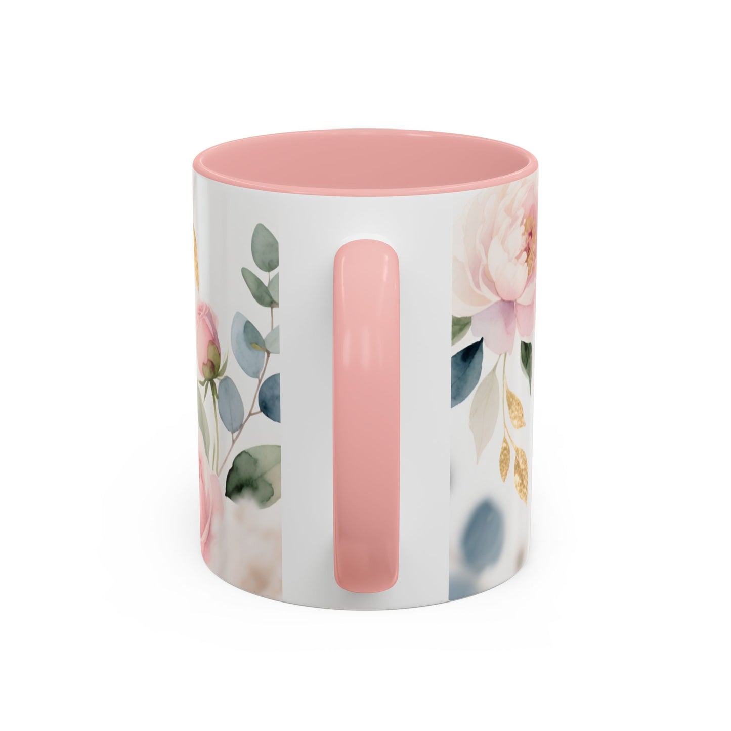 Grace Upon Grace Coffee Mug — Floral John 1:16 Scripture Accent Mug