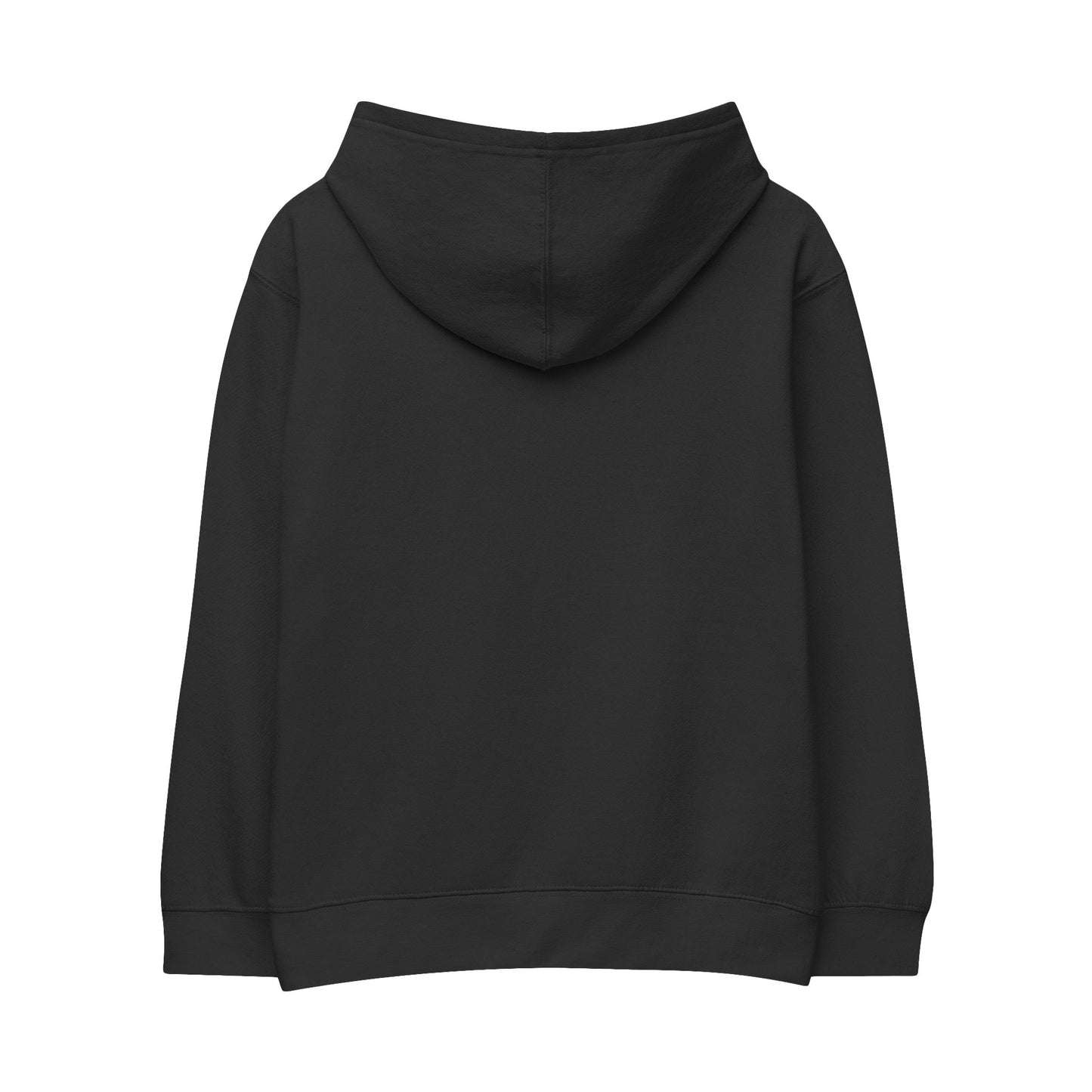 Kids Embroidered 'FOLLOW' Fish Fleece Hoodie