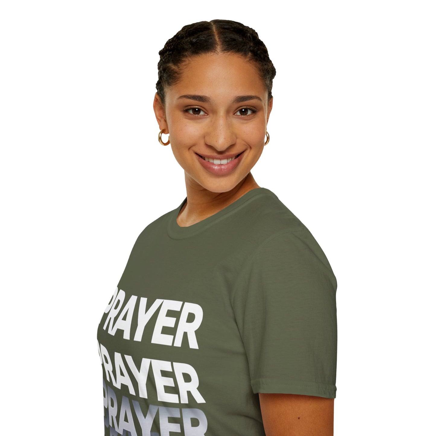 Prayer Repeat T-Shirt | Bold Spiritual Graphic Tee Gift