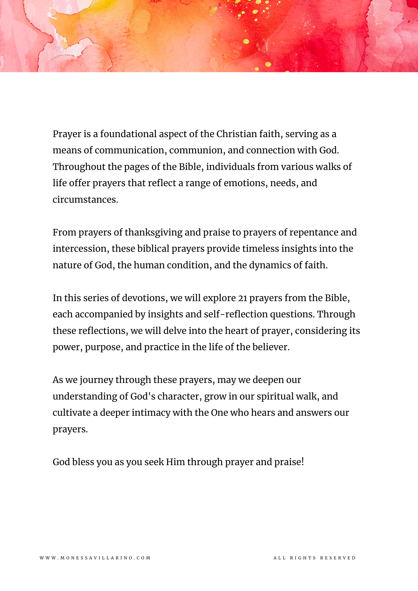 Prayer Journal: 21 days of Biblical Prayers Devotional Journal | Hardcover; Premium Color; A4 size | Perfect Gift