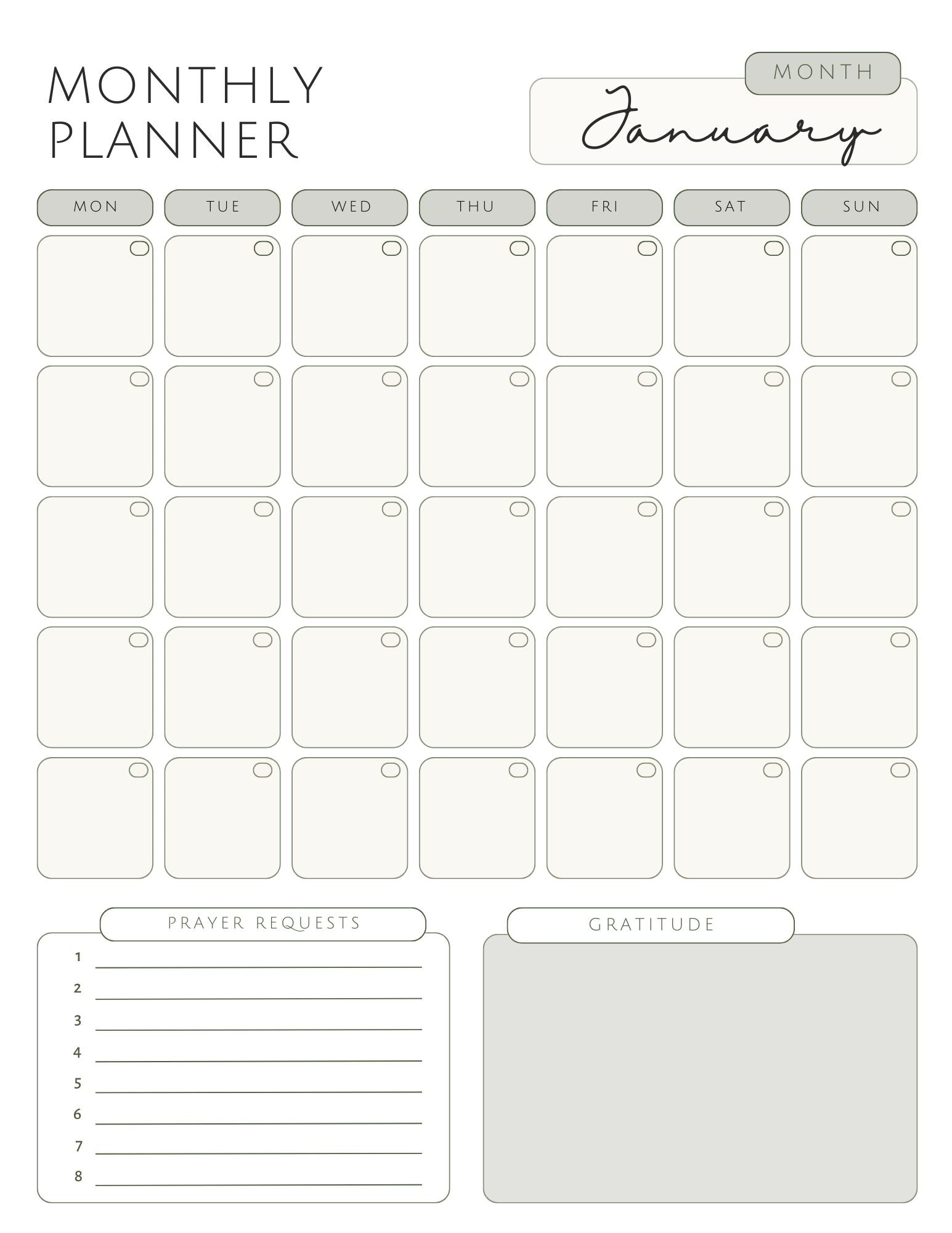 Dandelion Edition Digital Planner