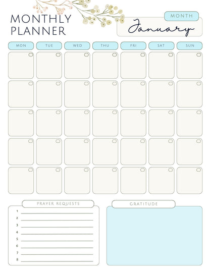 Ocean Blue Edition Digital Planner