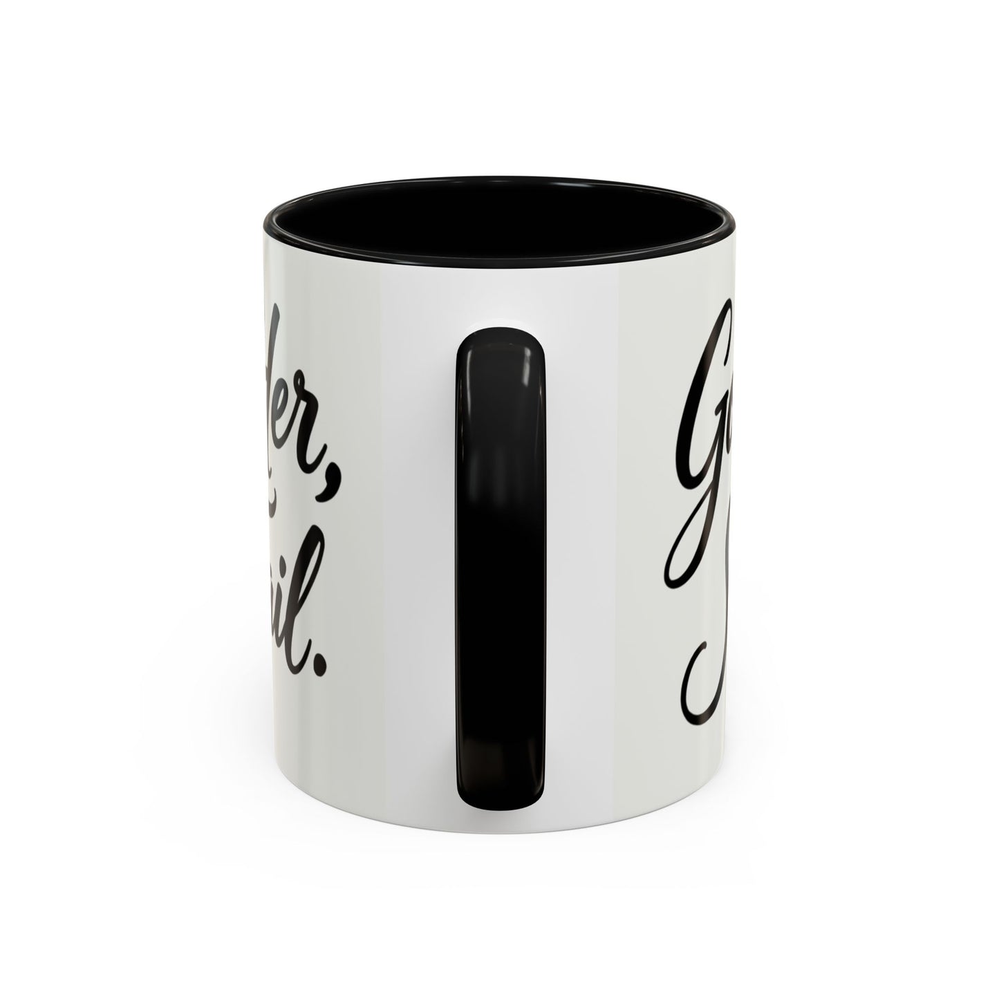 Inspirational Script Coffee Mug — "Strength Lives in Small, Steady Moments" (11/15 oz)