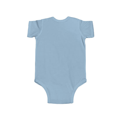 Infant Bodysuit — "Jesus Loves Me" Moon & Lamb Newborn Onesie
