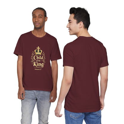 Child of the King T-Shirt | Romans 8:17 Christian Crown Tee | Perfect Gift for Believers  | Thoughtful Christian Gift