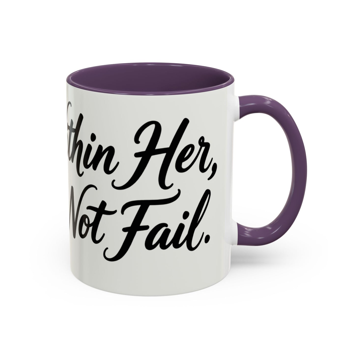 Inspirational Script Coffee Mug — "Strength Lives in Small, Steady Moments" (11/15 oz)