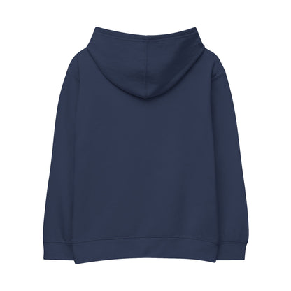 Kids Anchor Embroidered Hoodie — 'Anchored in Family' Fleece Pullover