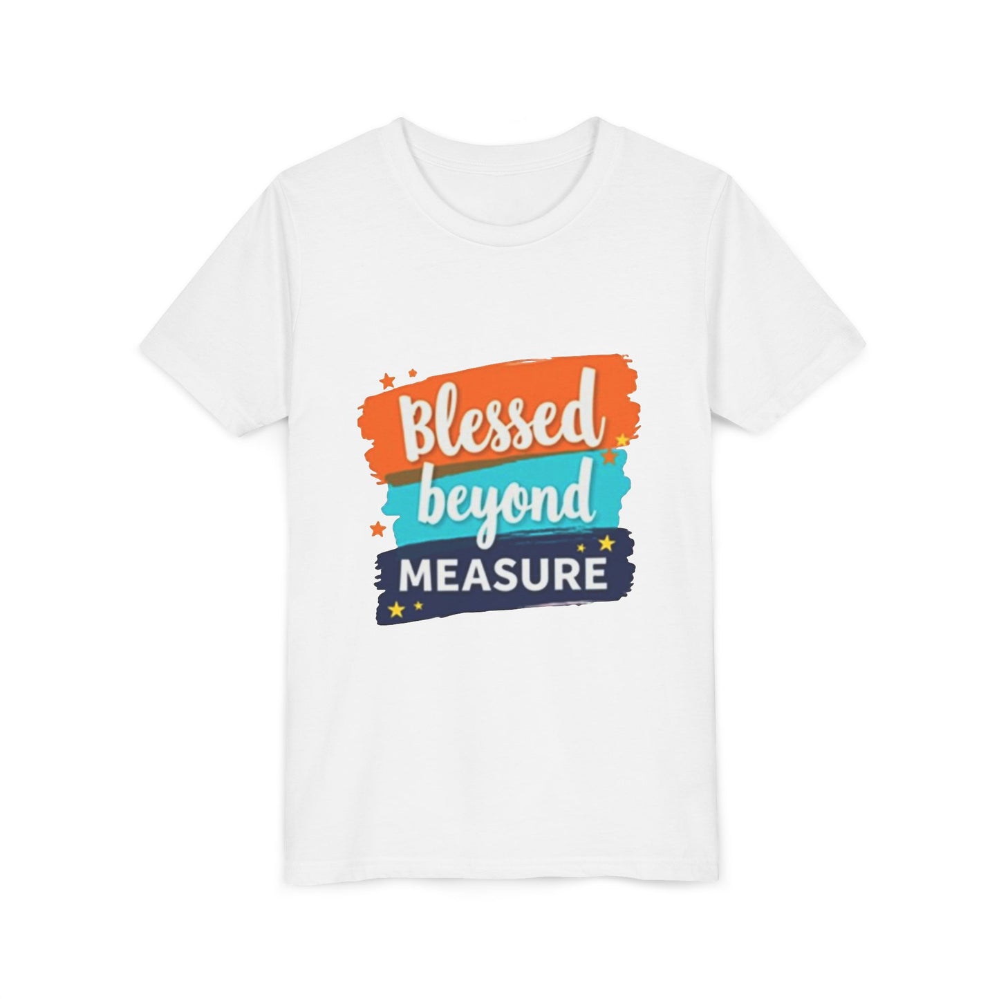 Blessed Beyond Measure Youth Tee | Inspirational Kids Shirt, Faith Design