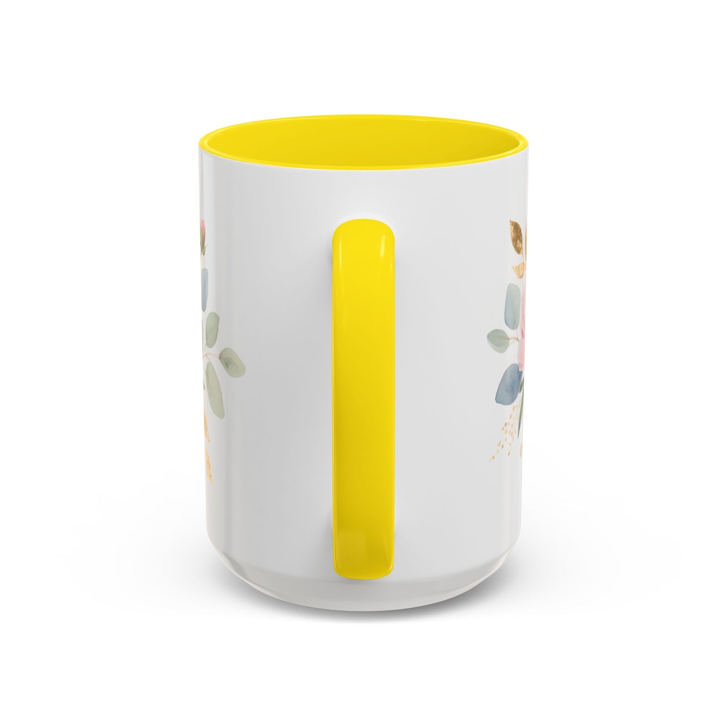 Grace Upon Grace Floral Coffee Mug — John 1:16 Scripture Accent Mug