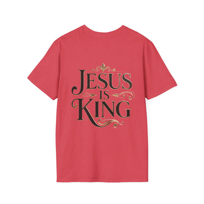 Jesus Is King T-Shirt — Christian Faith Graphic Tee, Inspirational Worship Shirt