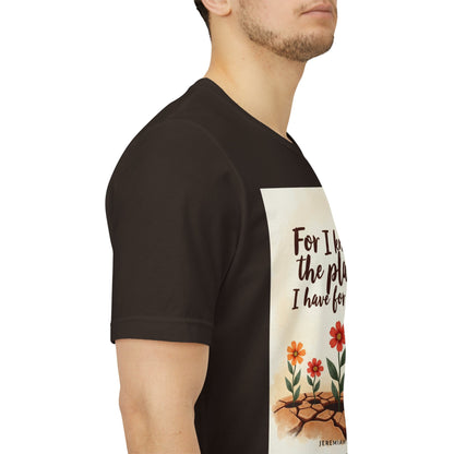 For I Know The Plans I Have For You tee | Jeremiah 29:11 floral roots scripture shirt | Meaningful Gift for Teens and Adults