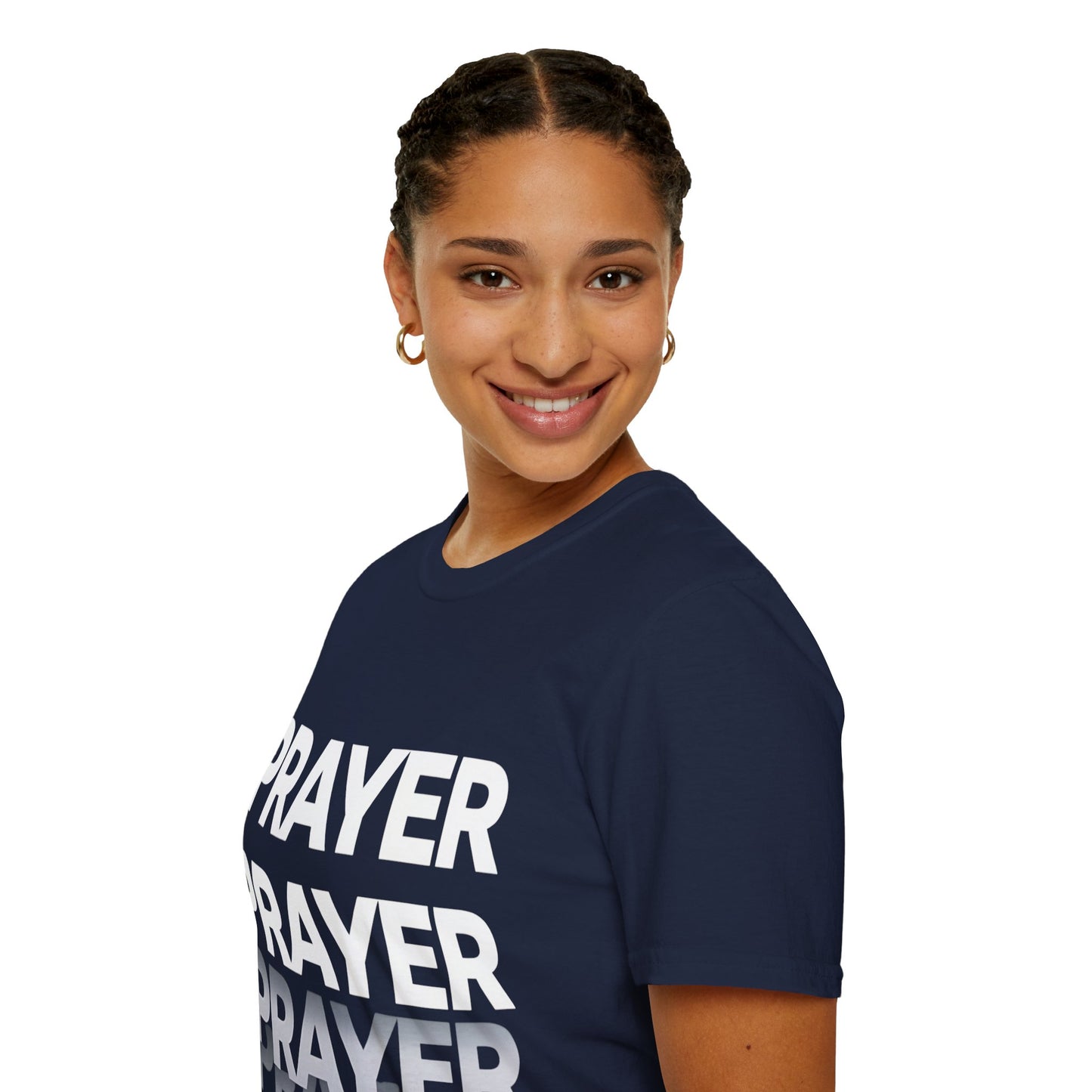 Prayer Repeat T-Shirt | Bold Spiritual Graphic Tee Gift