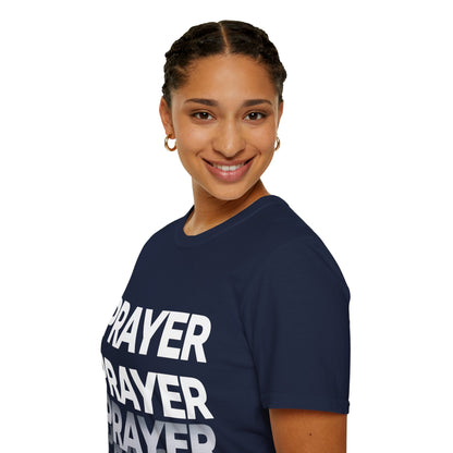 Prayer Repeat T-Shirt | Bold Spiritual Graphic Tee Gift