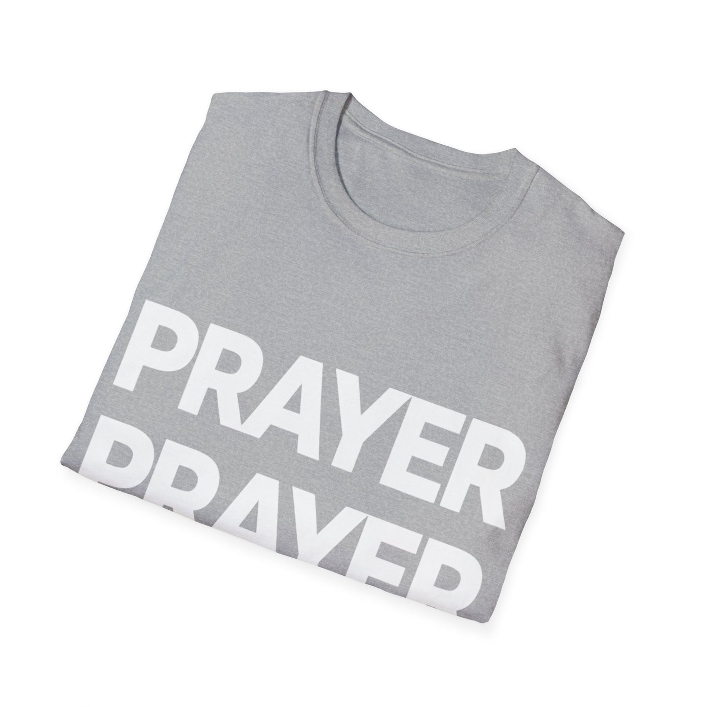 Prayer Repeat T-Shirt | Bold Spiritual Graphic Tee Gift