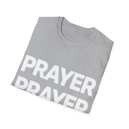 Prayer Repeat T-Shirt | Bold Spiritual Graphic Tee Gift