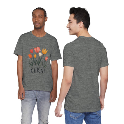 Tulip Floral Faith Shirt | Christian Spring Tee | Unique Gifts for Moms & Teens
