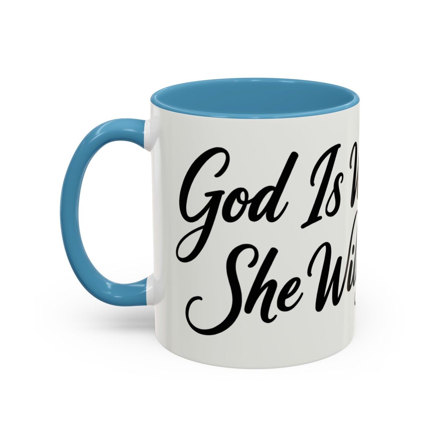 Inspirational Script Coffee Mug — "Strength Lives in Small, Steady Moments" (11/15 oz)