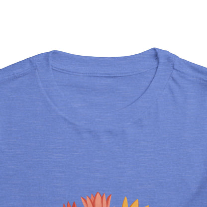 Cute Tulip Floral Christ Tee for Toddlers | Daily Faith Inspiration | Ideal Gift for Kids