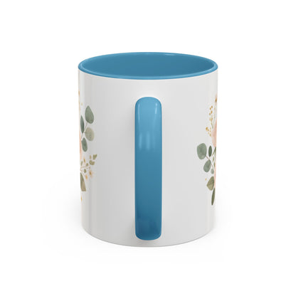 Christian Coffee Mug - "God Says You Are" Floral Inspirational Mug (11/15oz)