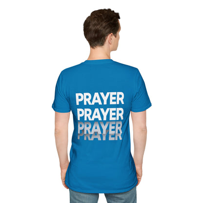 Prayer Repeat T-Shirt | Bold Spiritual Graphic Tee Gift