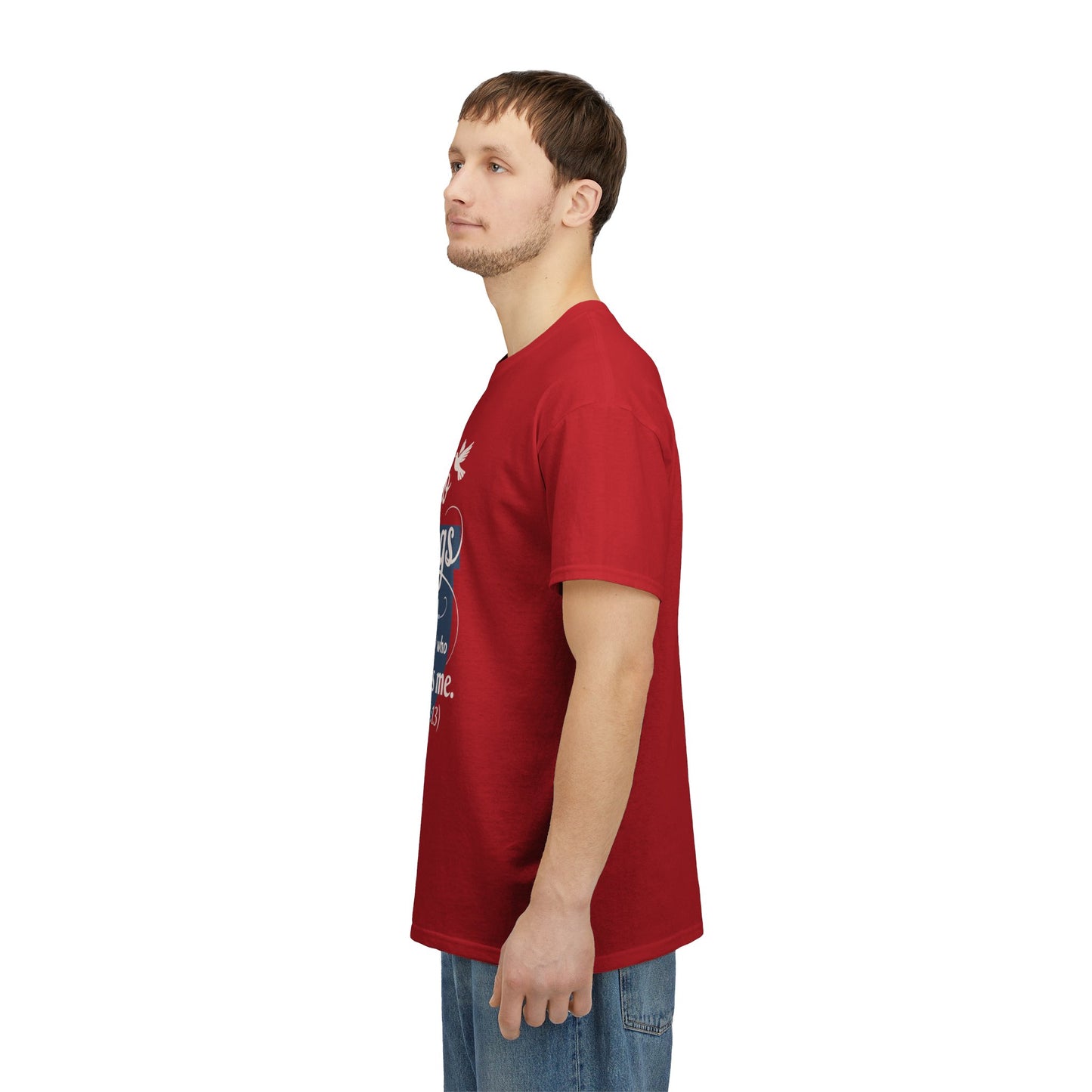 Philippians 4:13 Cotton Tee — "I Can Do All Things" Christian Prayer T-Shirt