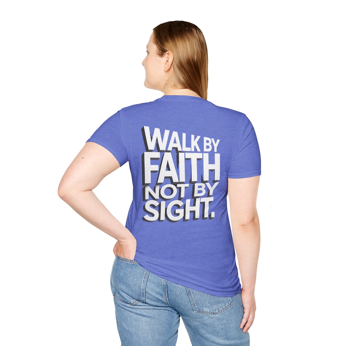 Walk By Faith T-Shirt — Womens/Mens Faith Graphic Tee