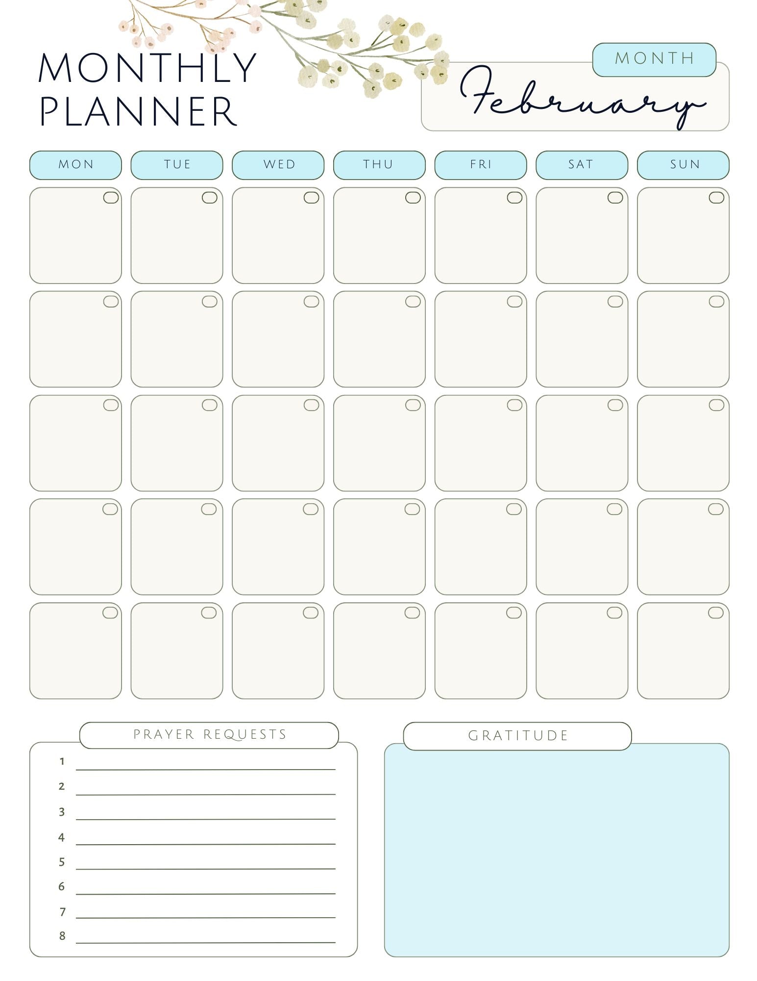 Ocean Blue Edition Digital Planner
