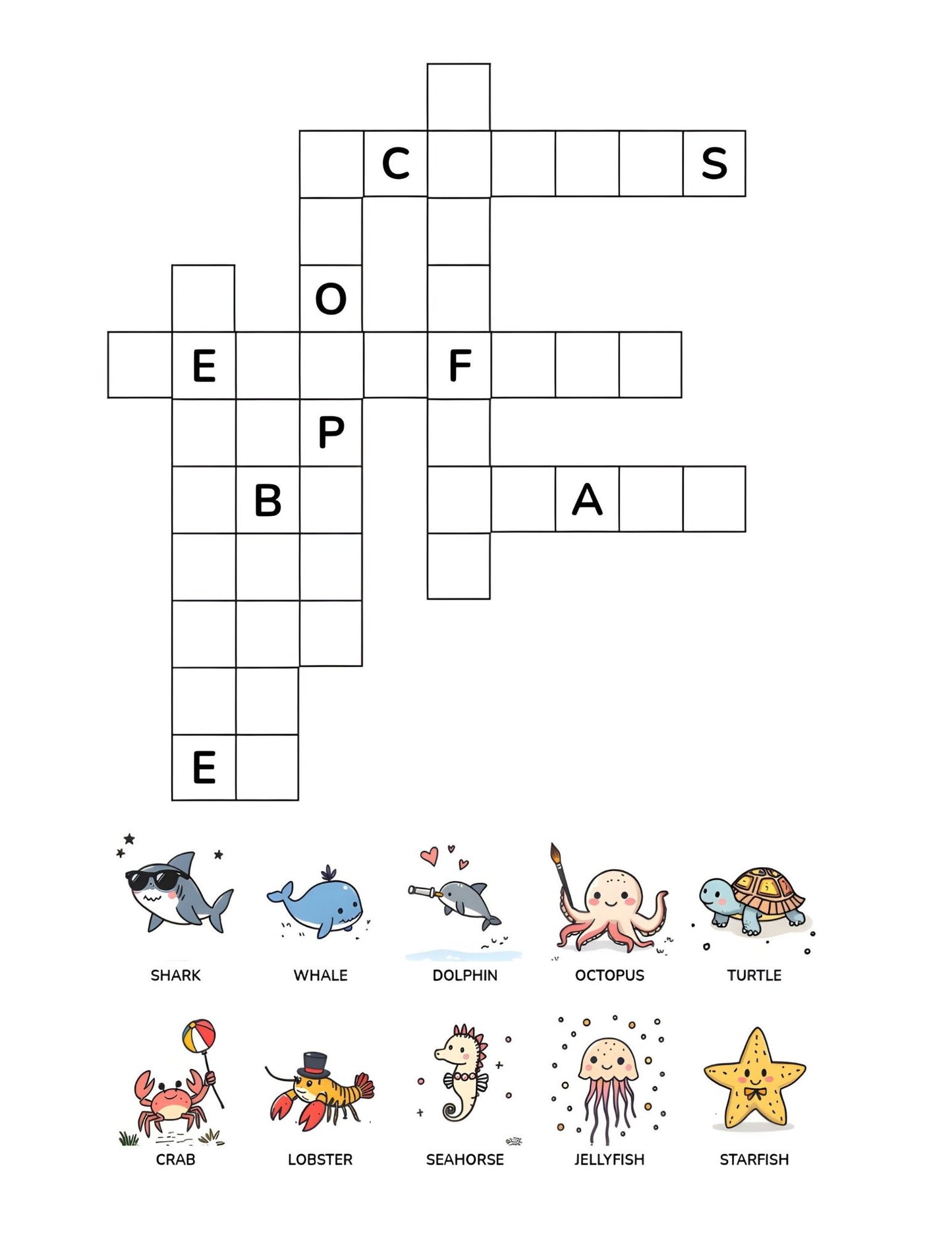 Wild Word Safari Crossword Puzzle 25+ crossword puzzles Large, Easy-To-Read layout | Explore the Animal Kingdom One Clue at a Time 8.5x11 Digital Download