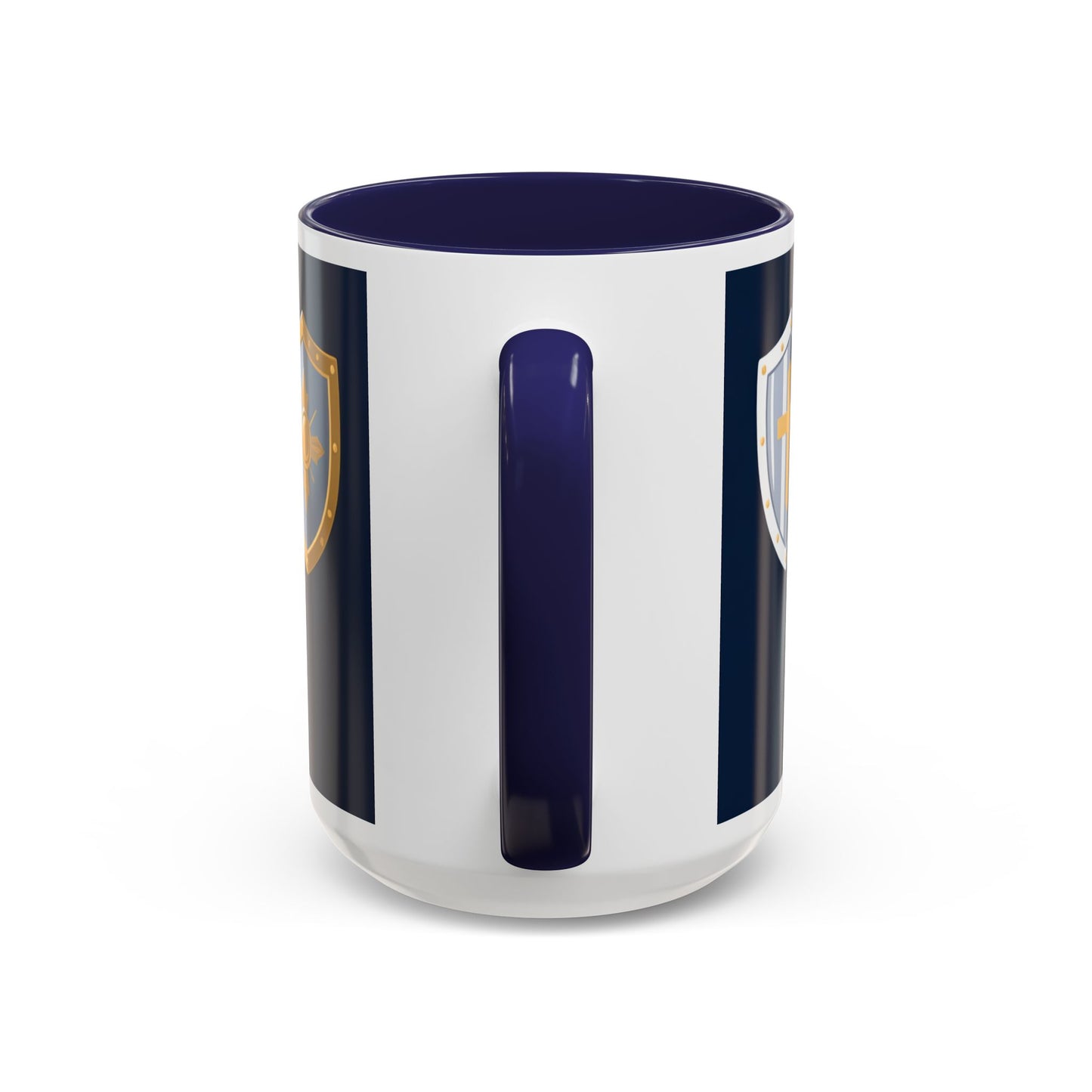 Christian Knight Coffee Mug — “Suit Up Daily” Accent Ceramic Mug