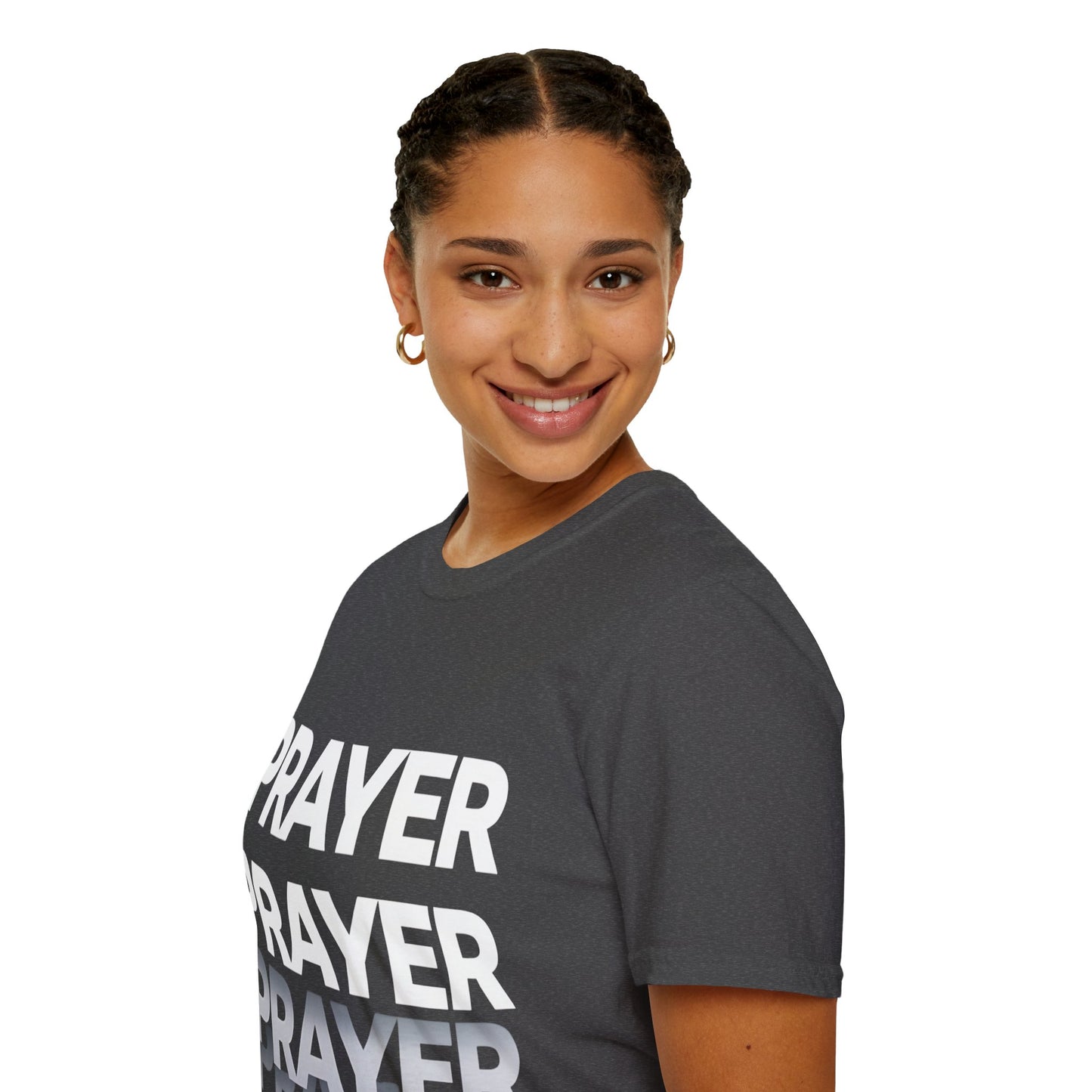 Prayer Repeat T-Shirt | Bold Spiritual Graphic Tee Gift