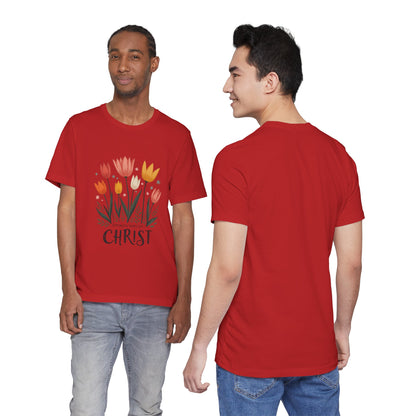 Tulip Floral Faith Shirt | Christian Spring Tee | Unique Gifts for Moms & Teens