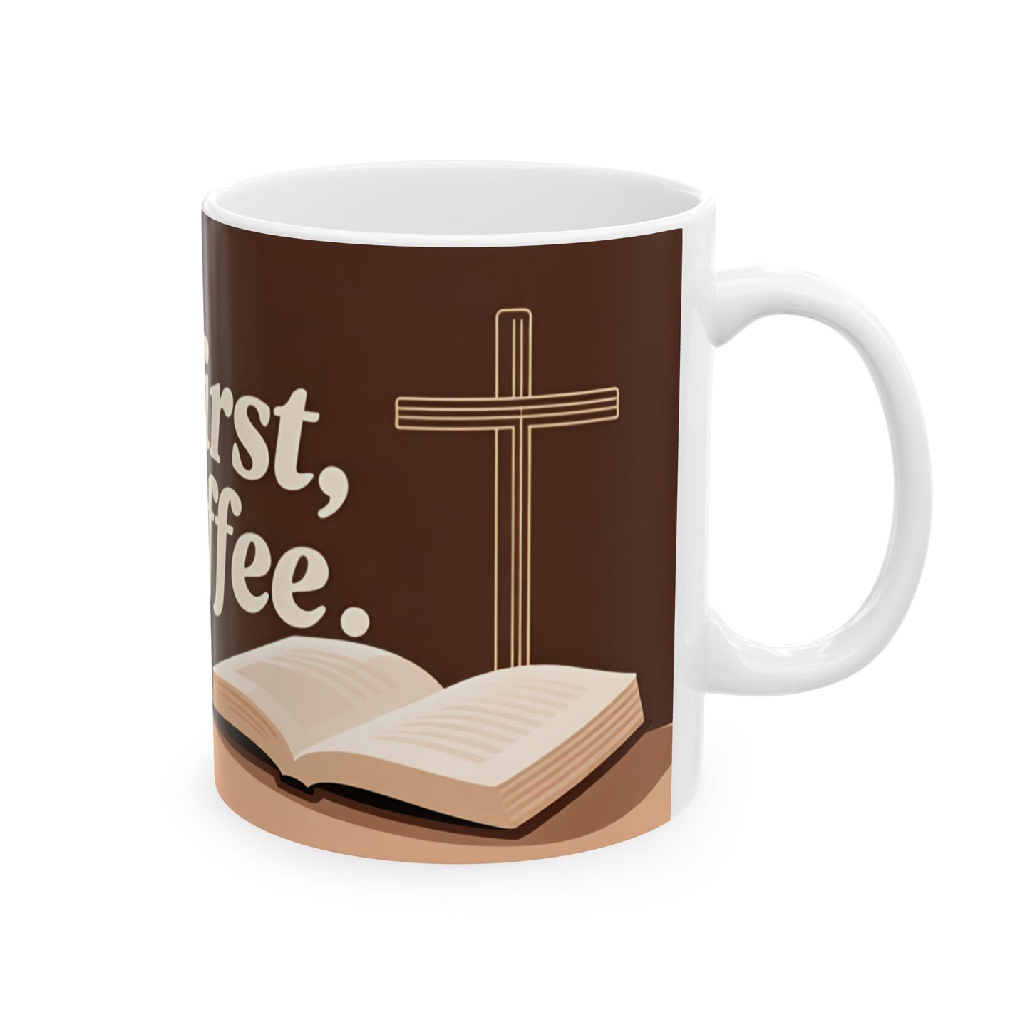 Christ First Then Coffee mug | Christian faith coffee mug, scripture morning cup