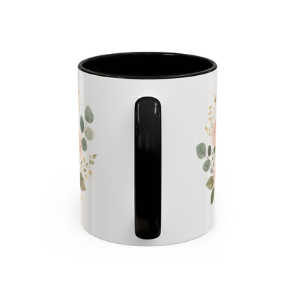 Christian Coffee Mug - "God Says You Are" Floral Inspirational Mug (11/15oz)
