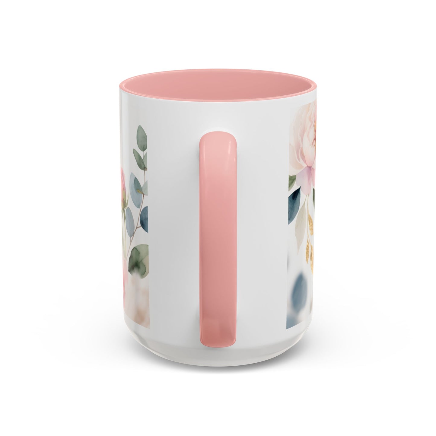 Grace Upon Grace Coffee Mug — Floral John 1:16 Scripture Accent Mug
