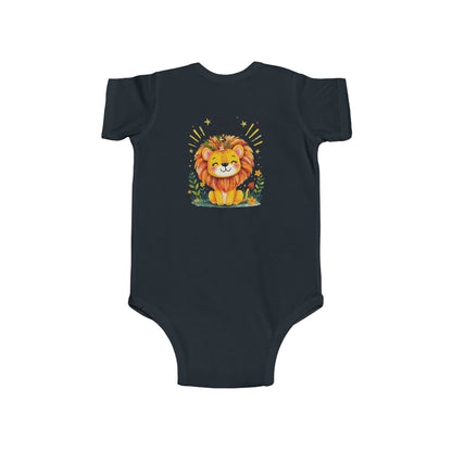 Infant Bodysuit — 'Brave Little Lion' Cute Baby Onesie