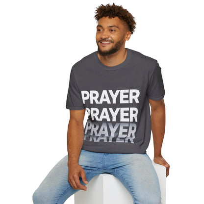 Prayer Repeat T-Shirt | Bold Spiritual Graphic Tee Gift