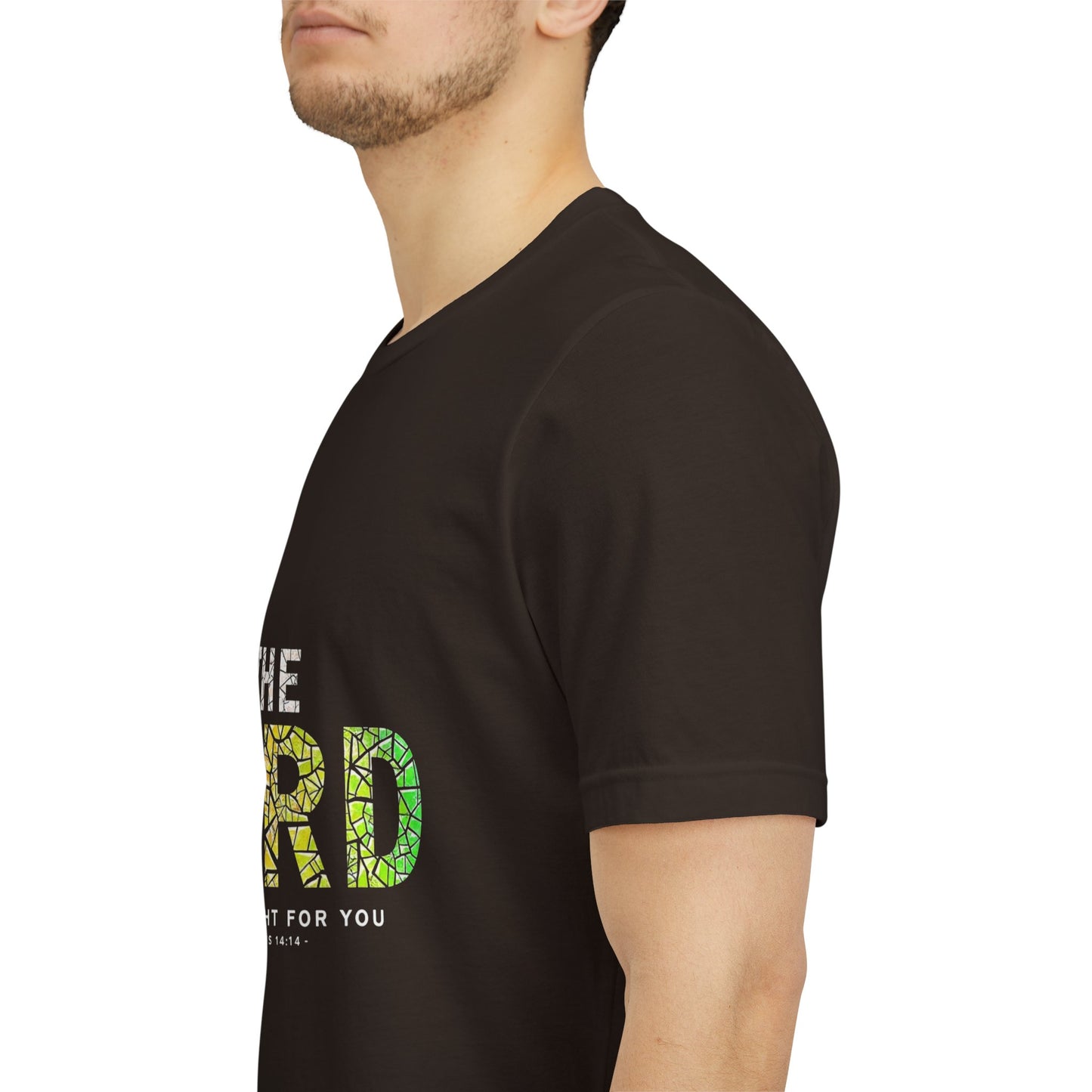 The LORD multicolor mosaic Tee | T-Shirt, Christian faith typography