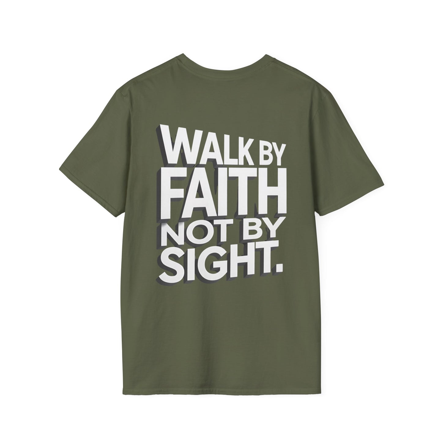 Walk By Faith T-Shirt — Womens/Mens Faith Graphic Tee