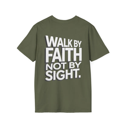 Walk By Faith T-Shirt — Womens/Mens Faith Graphic Tee