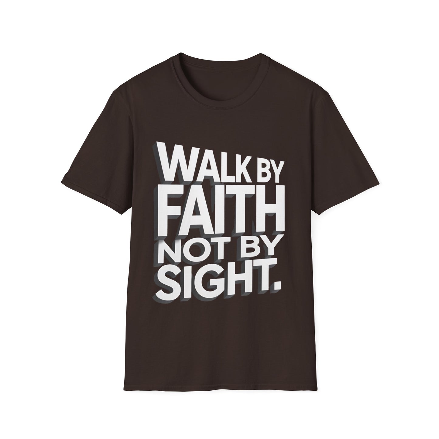 Walk By Faith T-Shirt — Womens/Mens Faith Graphic Tee