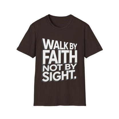 Walk By Faith T-Shirt — Womens/Mens Faith Graphic Tee
