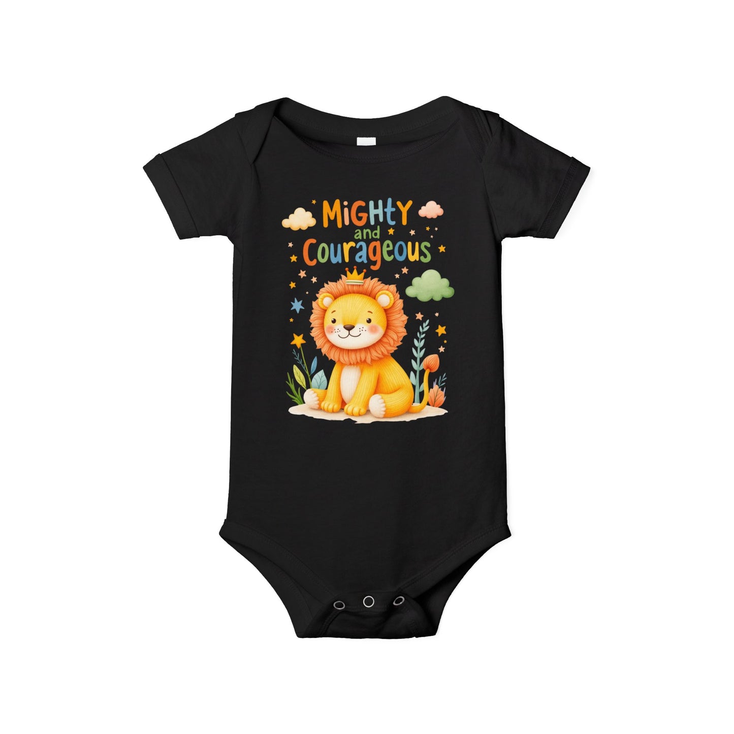 Mighty and Courageous Lion Infant One‑Piece Bodysuit | Perfect Gift for Baby Showers | Birthday Gifts (Copy)