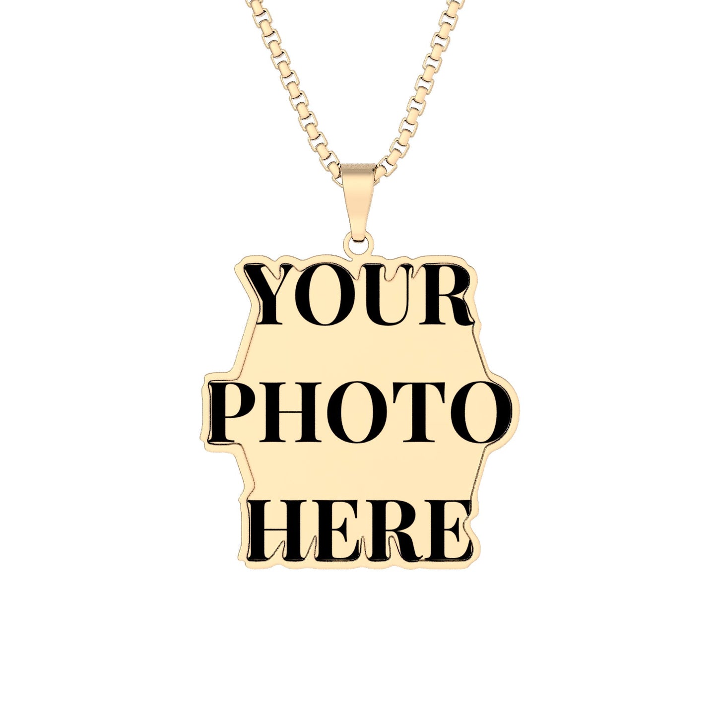 Made for You Custom Cut Photo Pendant | Personalized Memorial Necklace | Thoughtful gift for Him or Her
